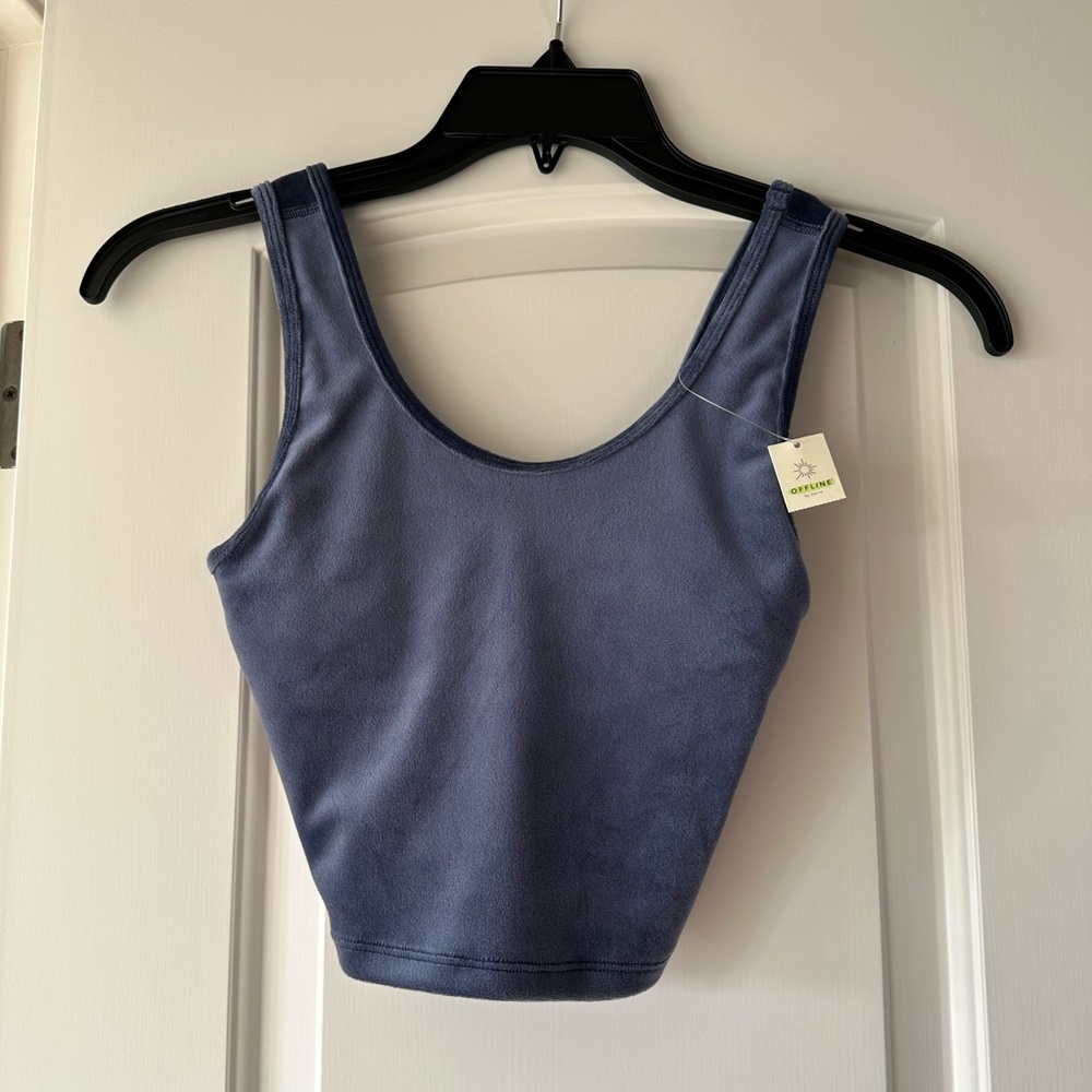AERIE velour workout tank
